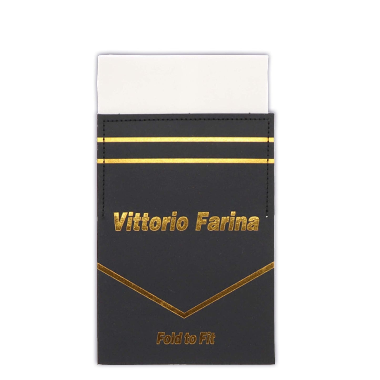 Vittorio Farina Flat Pre-Folded Pocket Square