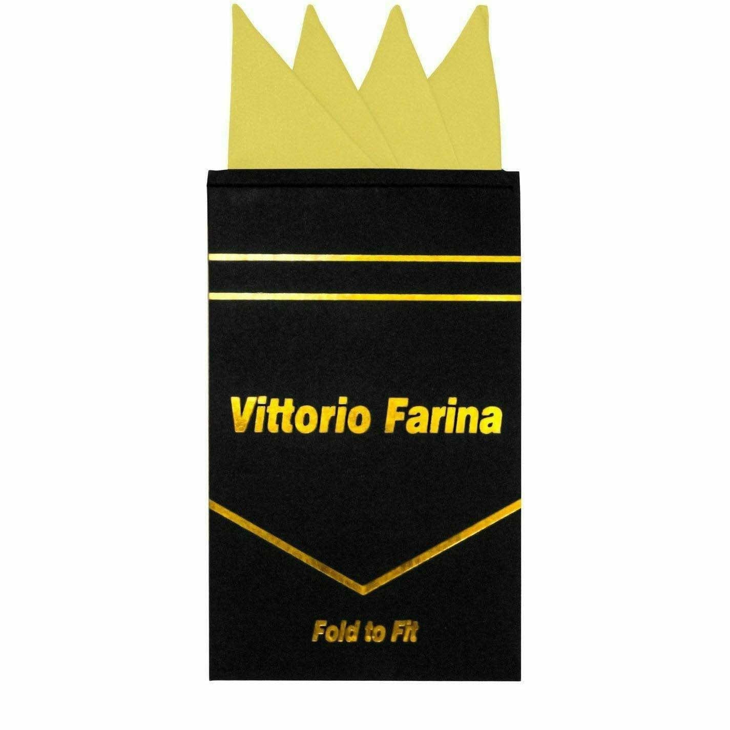 Vittorio Farina Pre-Folded Pocket Square (Four-Point)