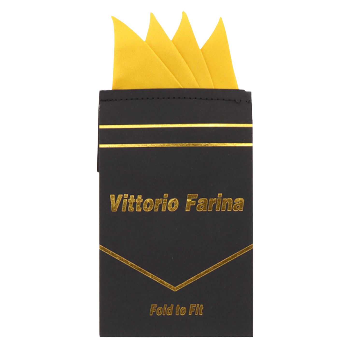 Vittorio Farina Pre-Folded Pocket Square (Four-Point)