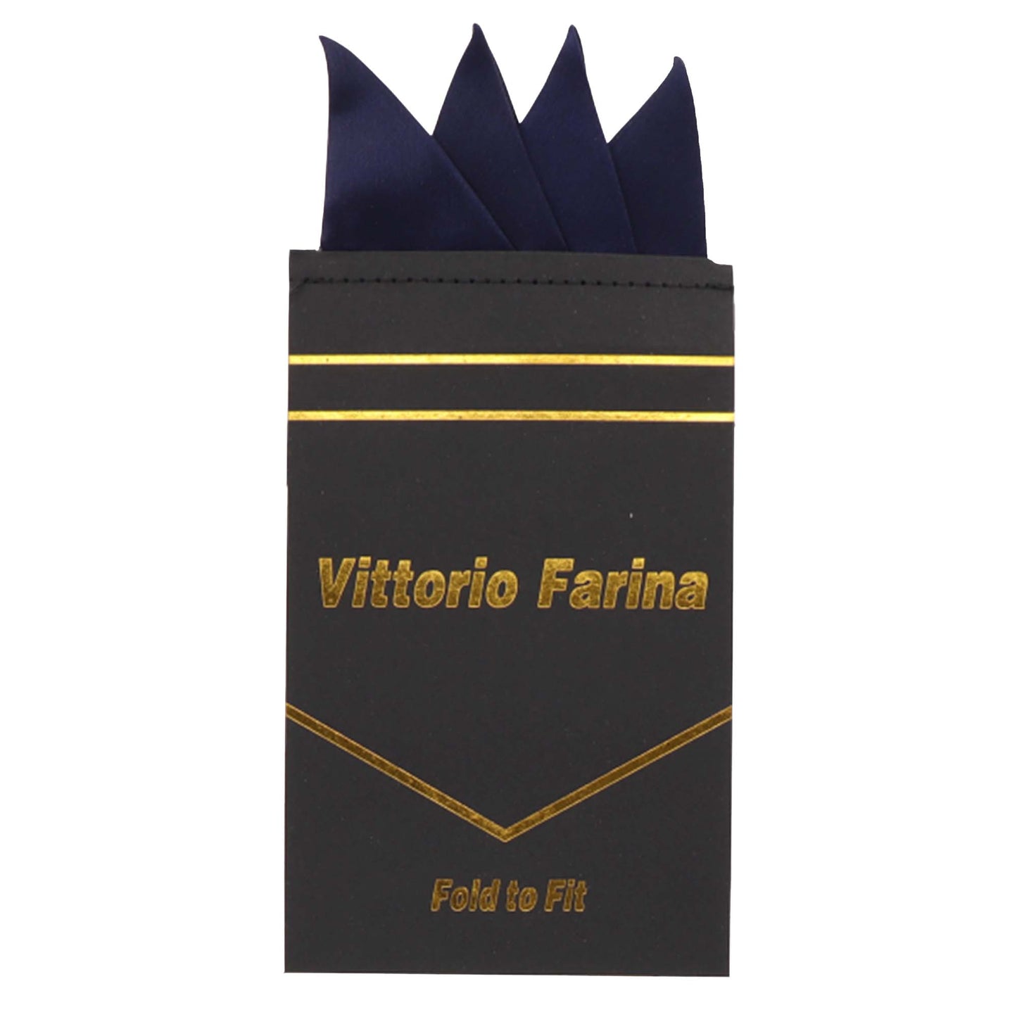 Vittorio Farina Pre-Folded Pocket Square (Four-Point)