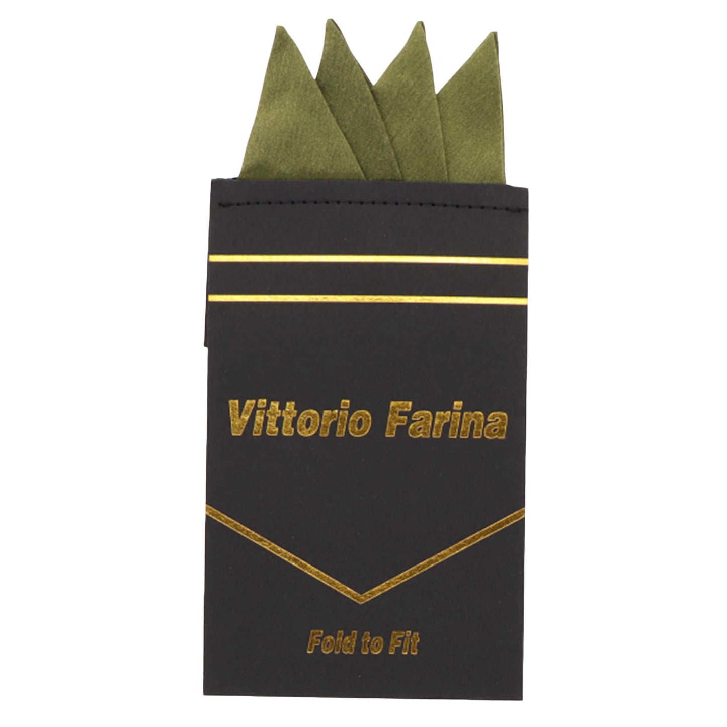 Vittorio Farina Pre-Folded Pocket Square (Four-Point)