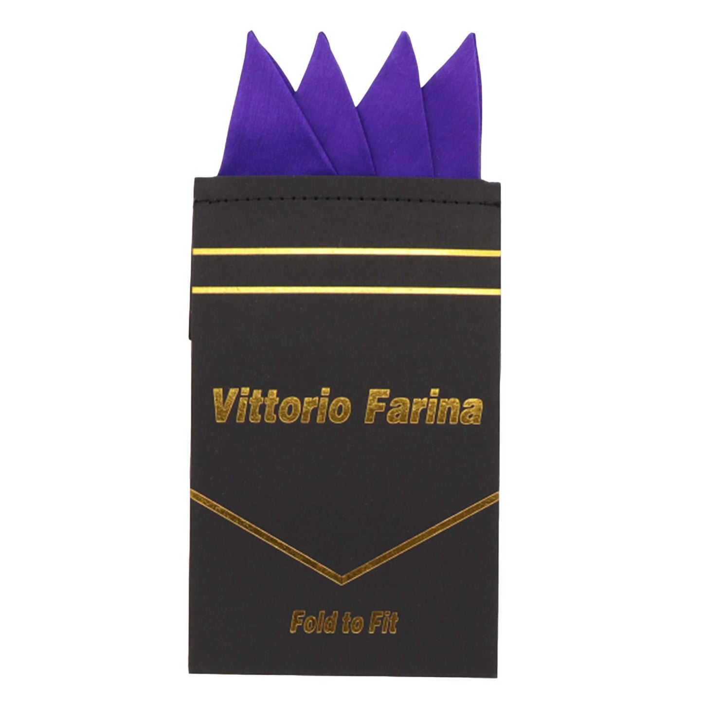 Vittorio Farina Pre-Folded Pocket Square (Four-Point)