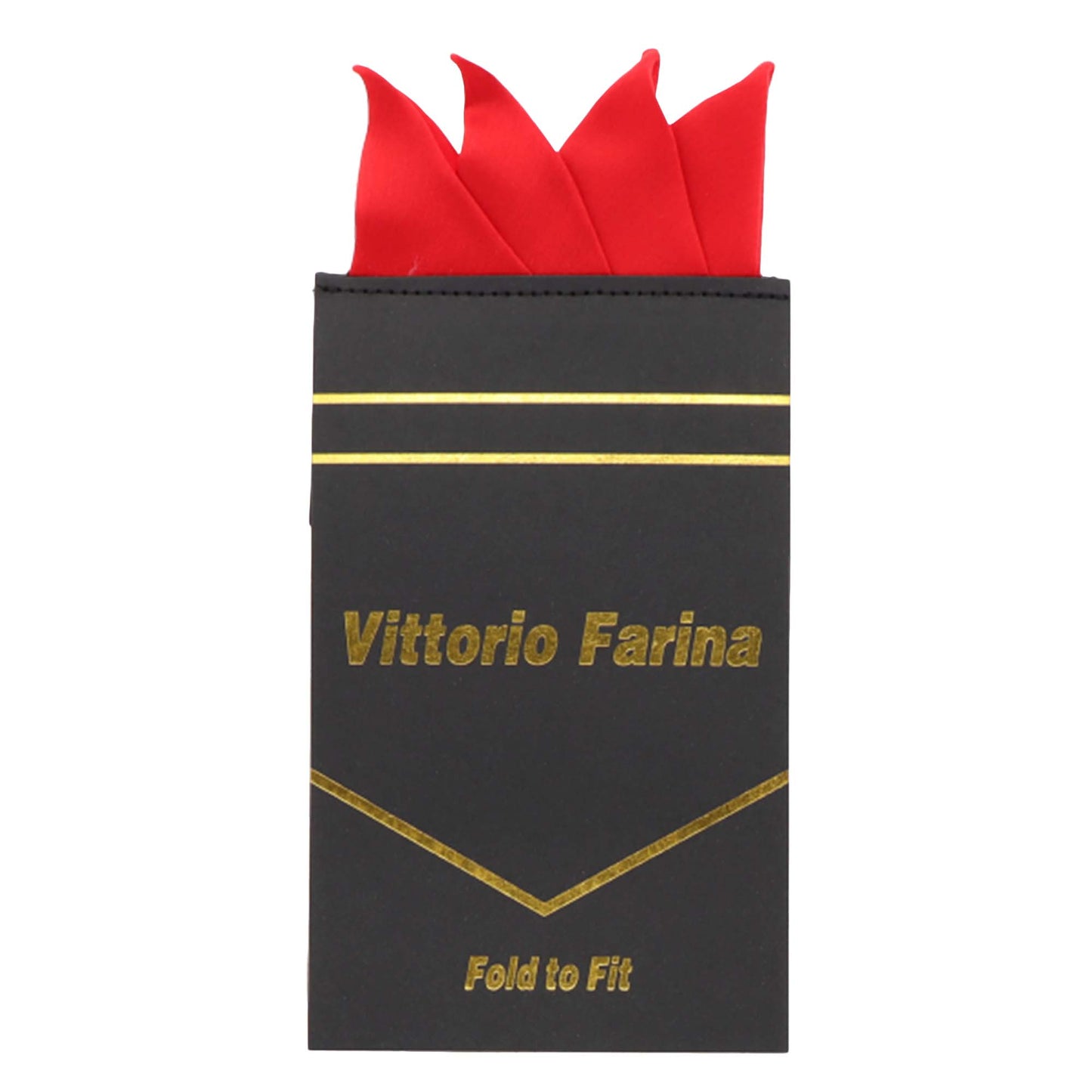 Vittorio Farina Pre-Folded Pocket Square (Four-Point)