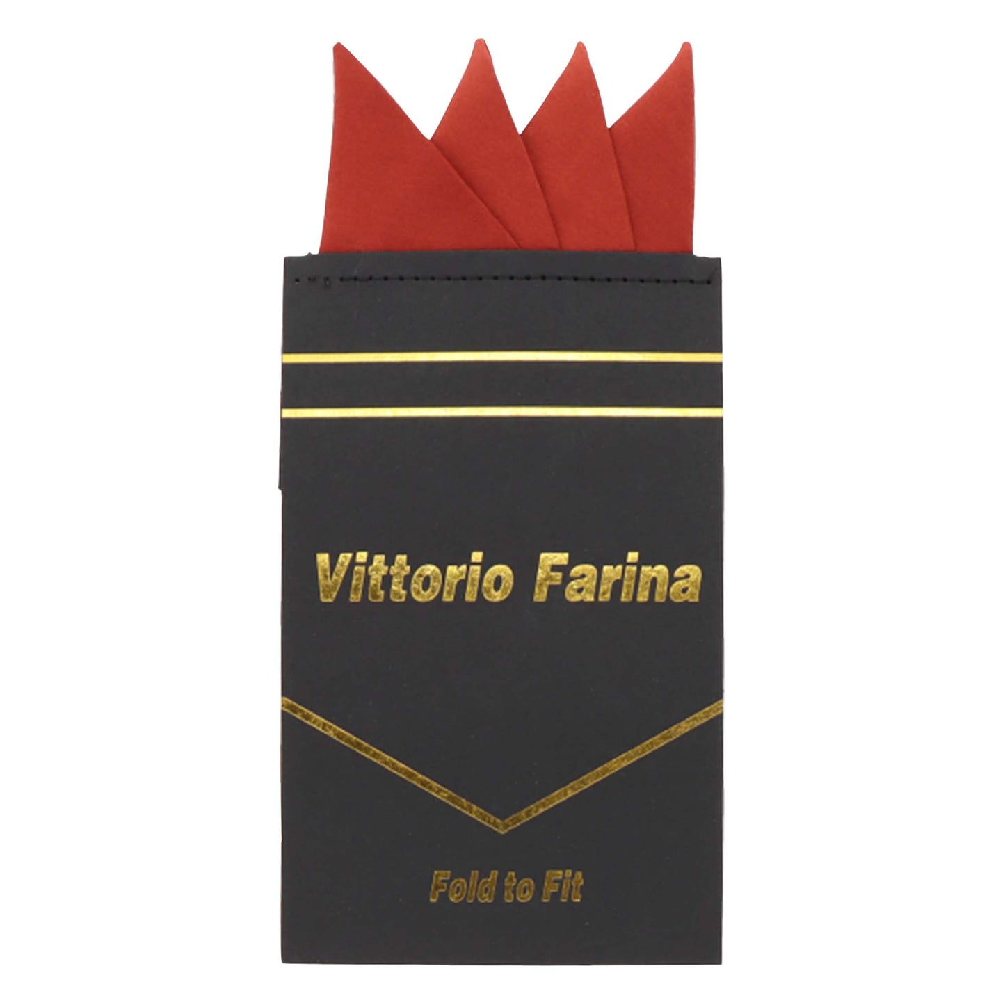 Vittorio Farina Pre-Folded Pocket Square (Four-Point)