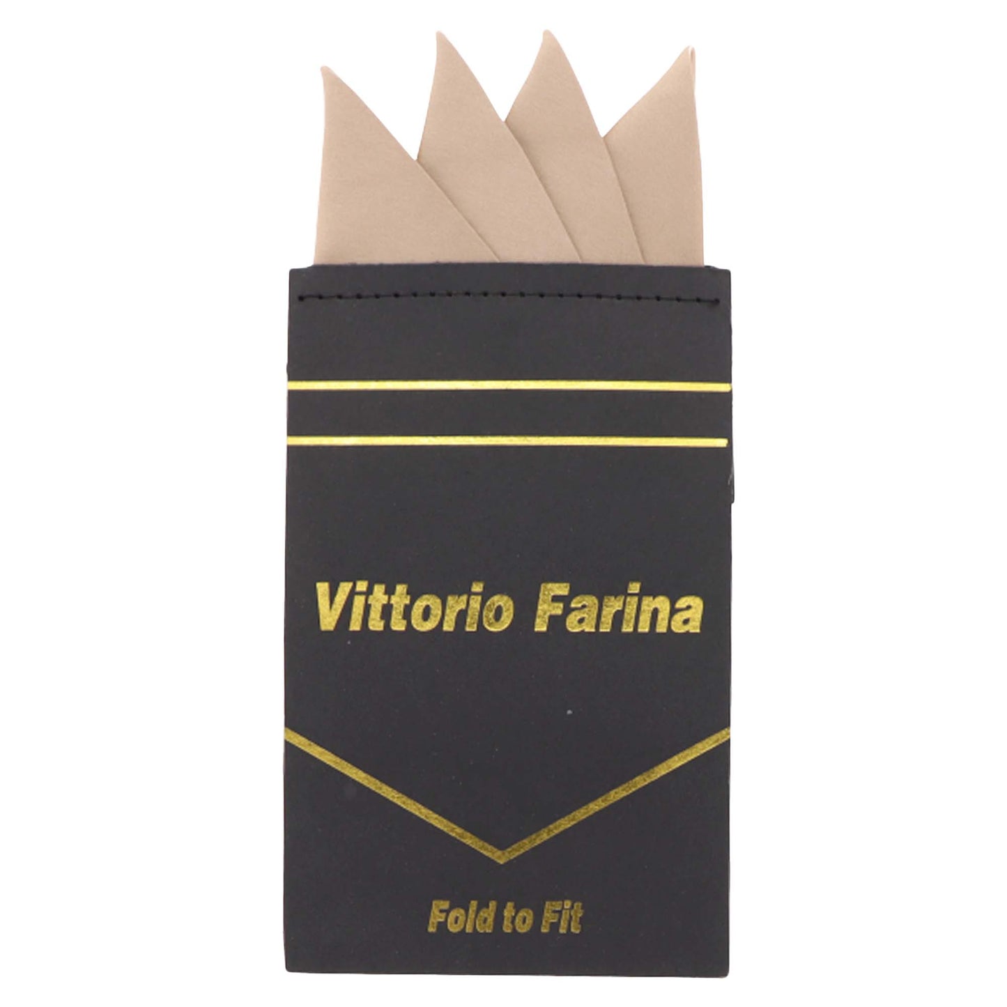 Vittorio Farina Pre-Folded Pocket Square (Four-Point)