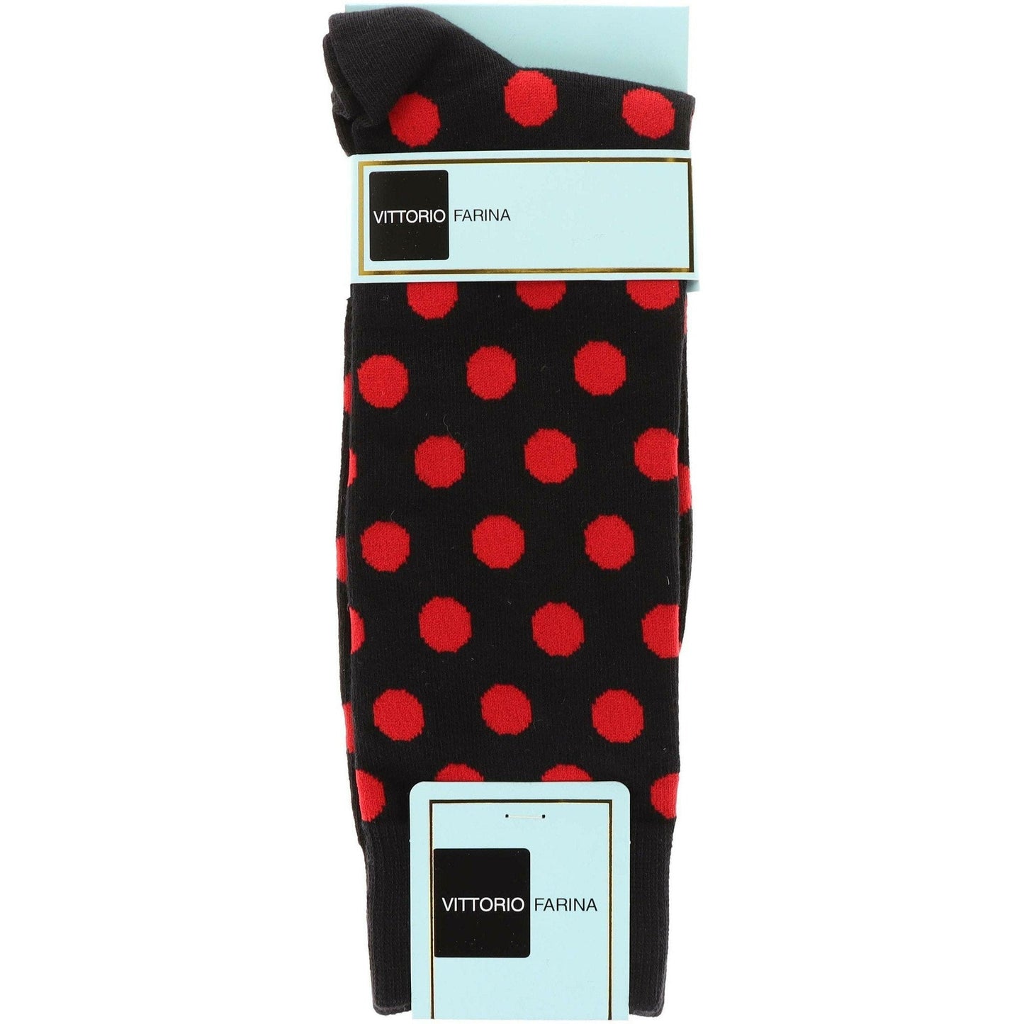 Vittorio Farina Men's Polka Dot Designer Dress Socks