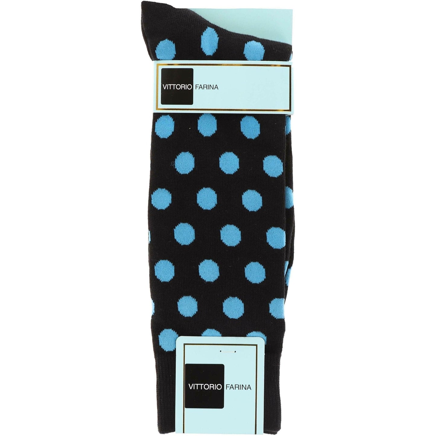 Vittorio Farina Men's Polka Dot Designer Dress Socks