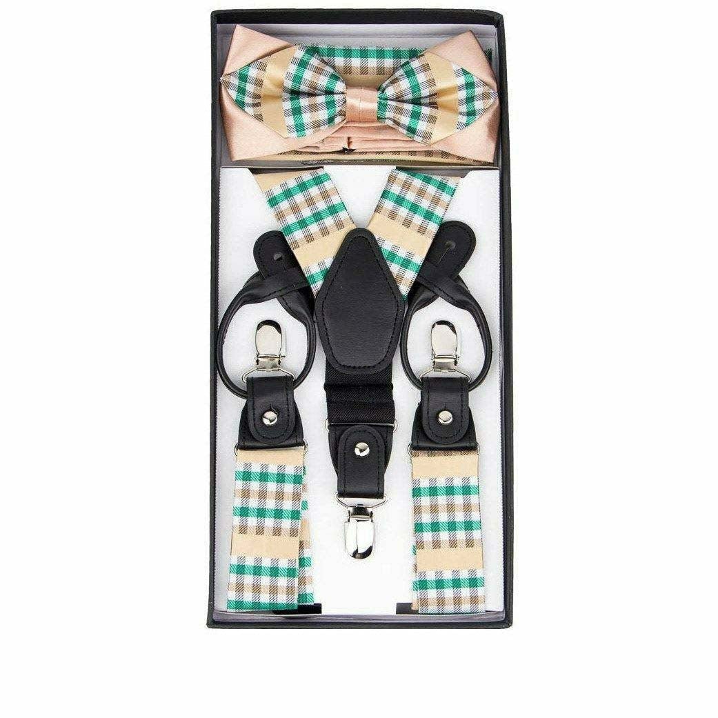 Vittorio Farina Gift Box (Paisley Suspender, Bow Tie & Pocket Square Set)