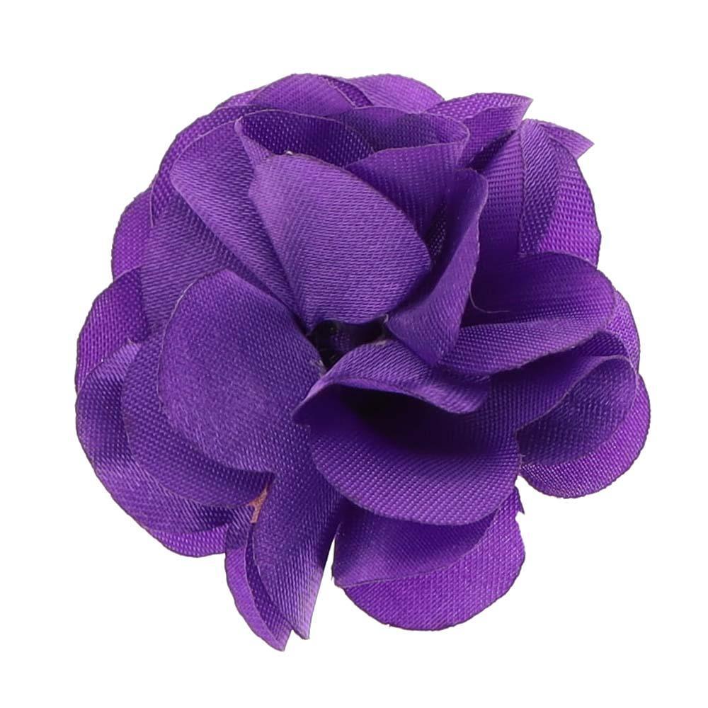 Vittorio Vico Boy's Formal Solid Flower Lapel Pin: Flower Pin Suit Accessories Pins for Suit or Tuxedo