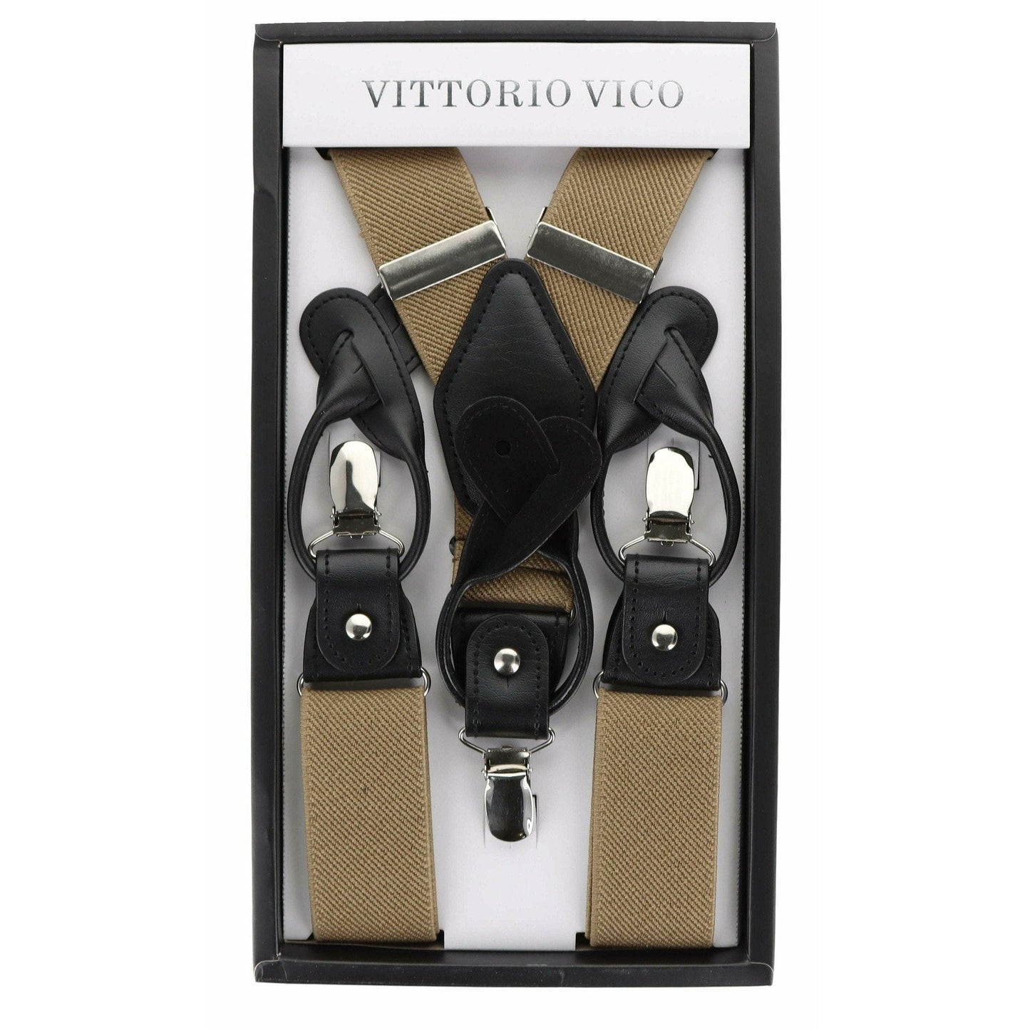 Vittorio Farina Men's Vibrant Colorful Convertible Suspender