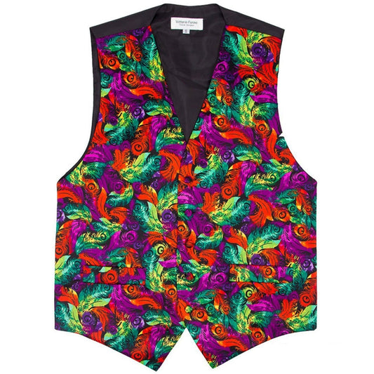 Vittorio Farina Mardi Gras Vest & Bow Tie ONLY Ver 2.