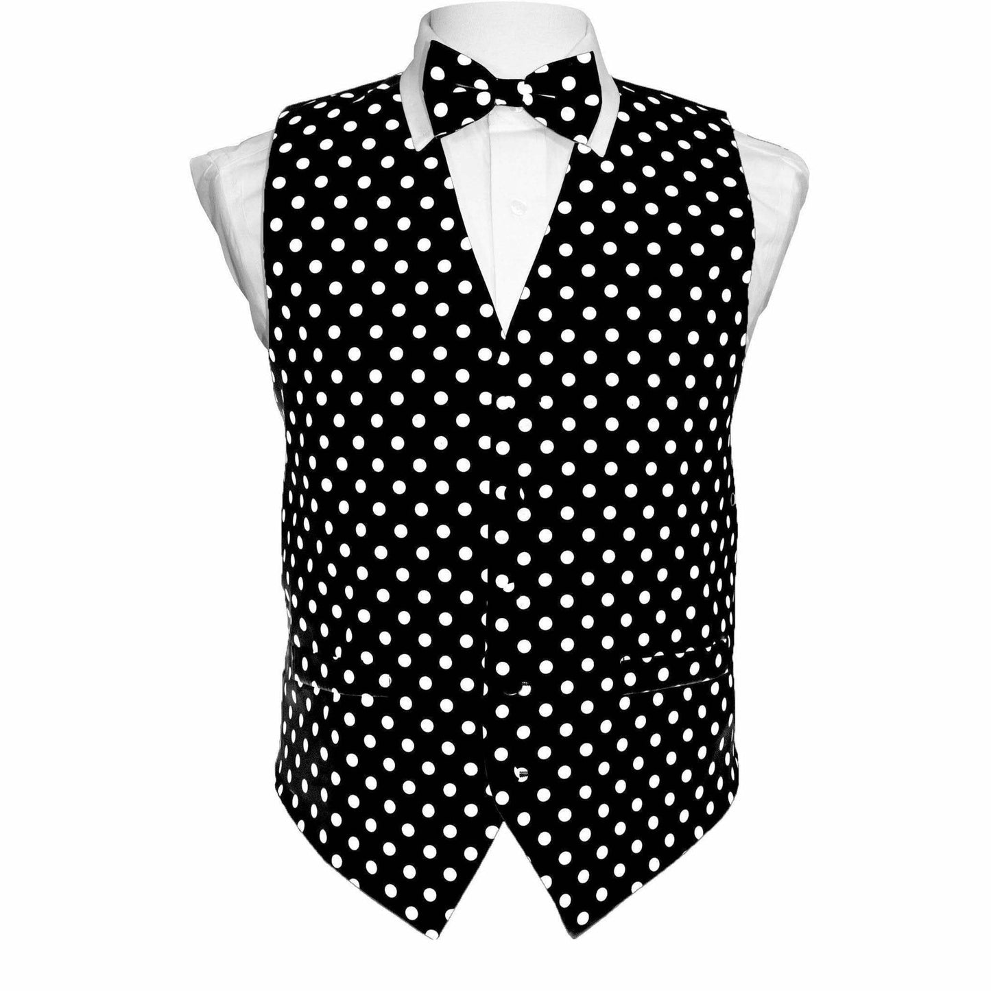 Vittorio Farina Polka Dot Vest Set