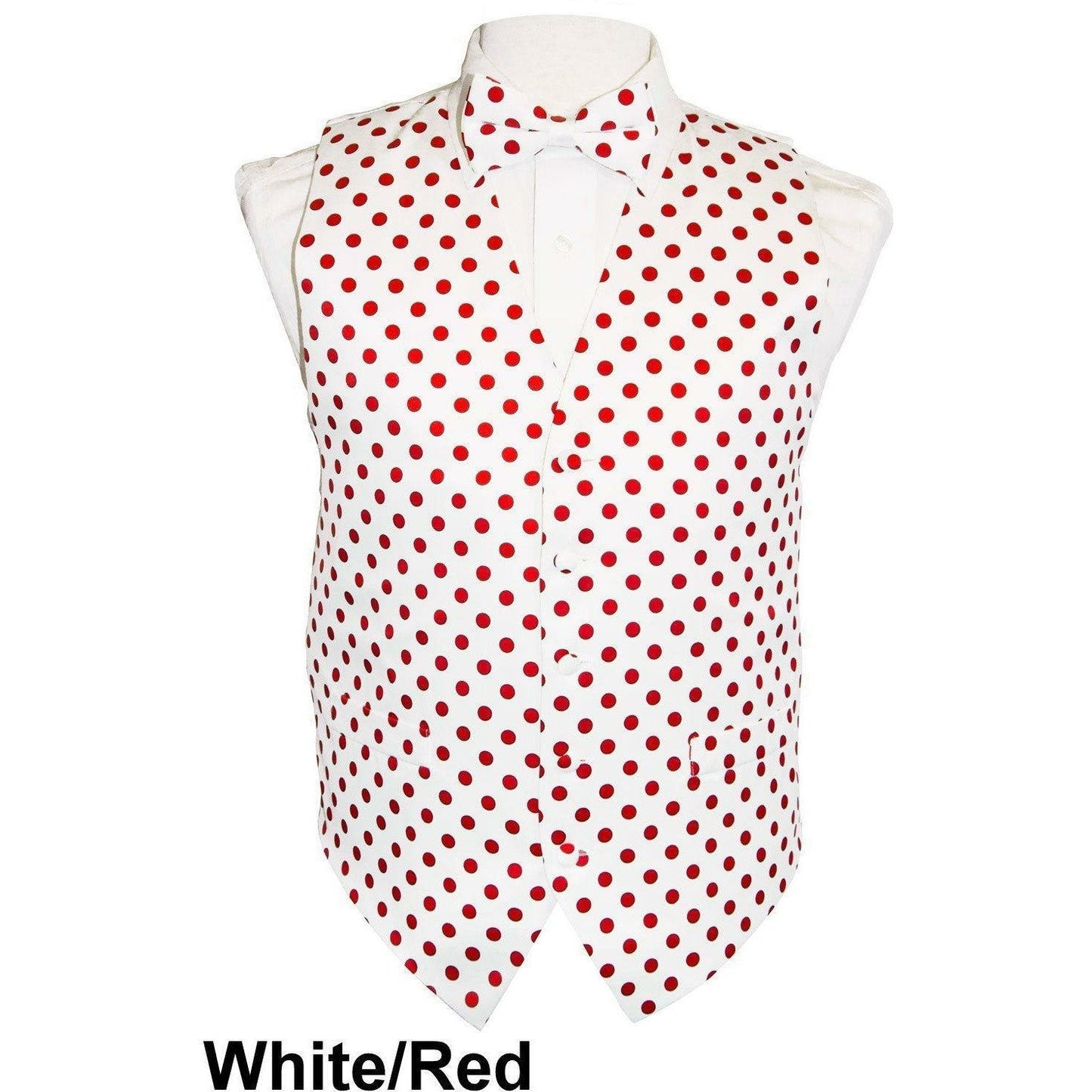 Vittorio Farina Polka Dot Vest Set