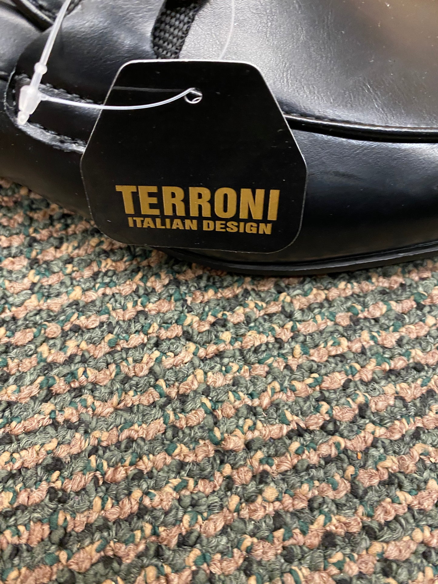 Terroni Italian Design Black Men’s Slip-on Dress Shoes