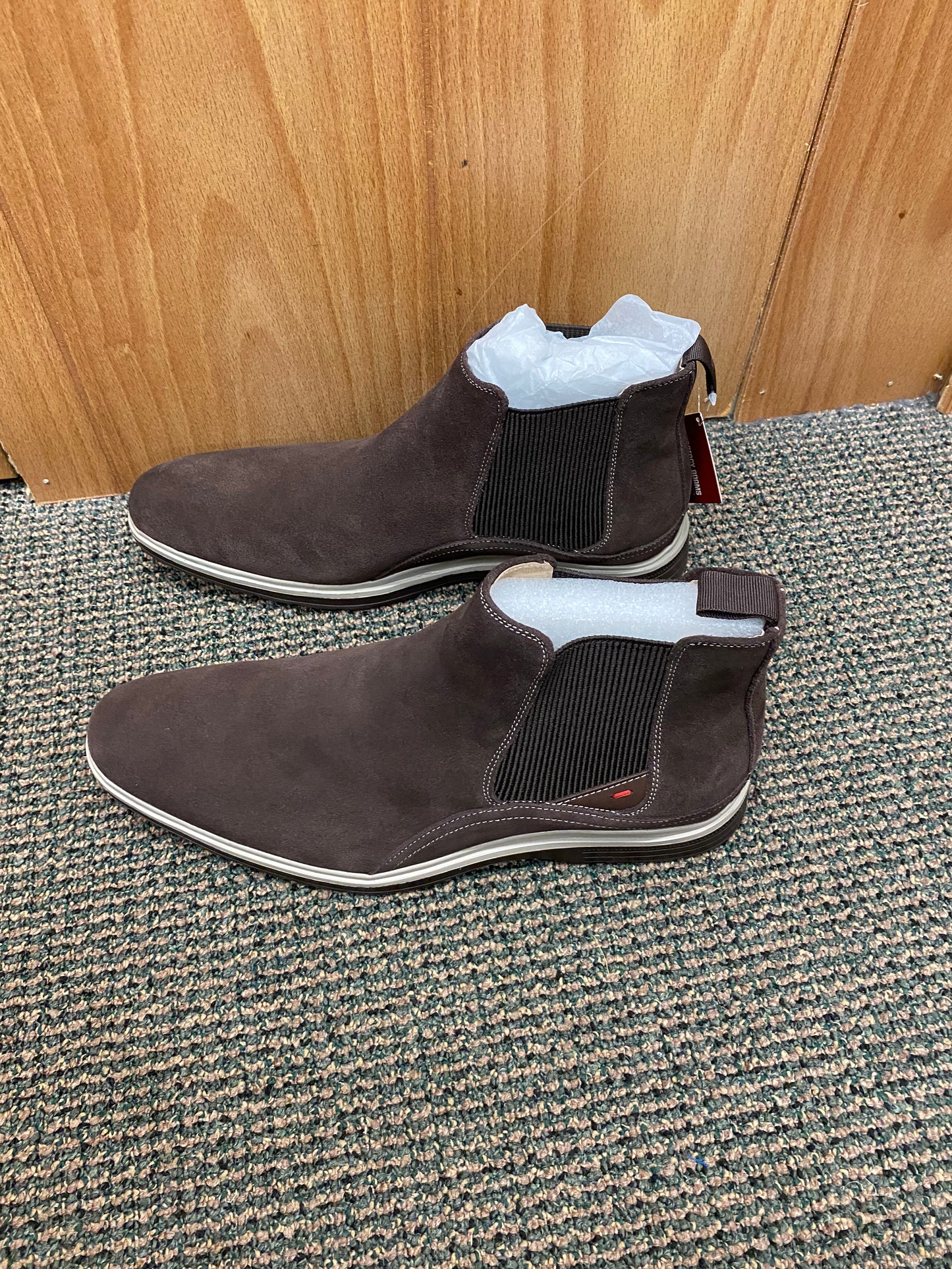 Stacy Adams Cocoa Brown Tigran Chelsea Boot slip-on Redzone Collection