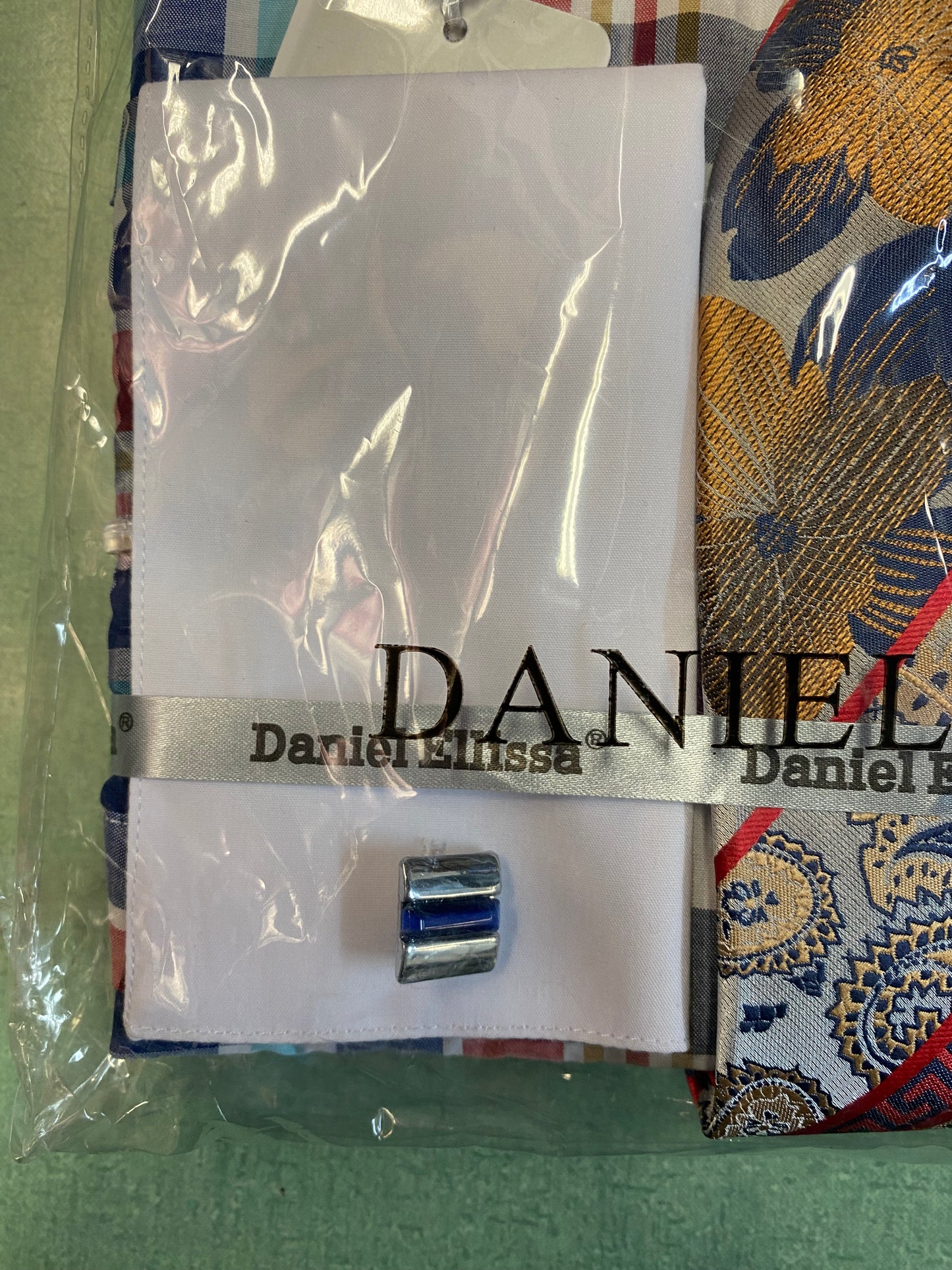 Daniel Ellissa DS3767P2 Navy/Red Dress Shirt