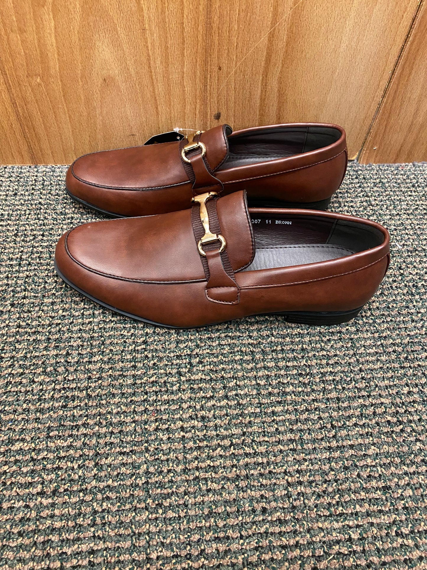 Terroni Italian Design Brown Men’s Slip-on Business Look Dress Shoes