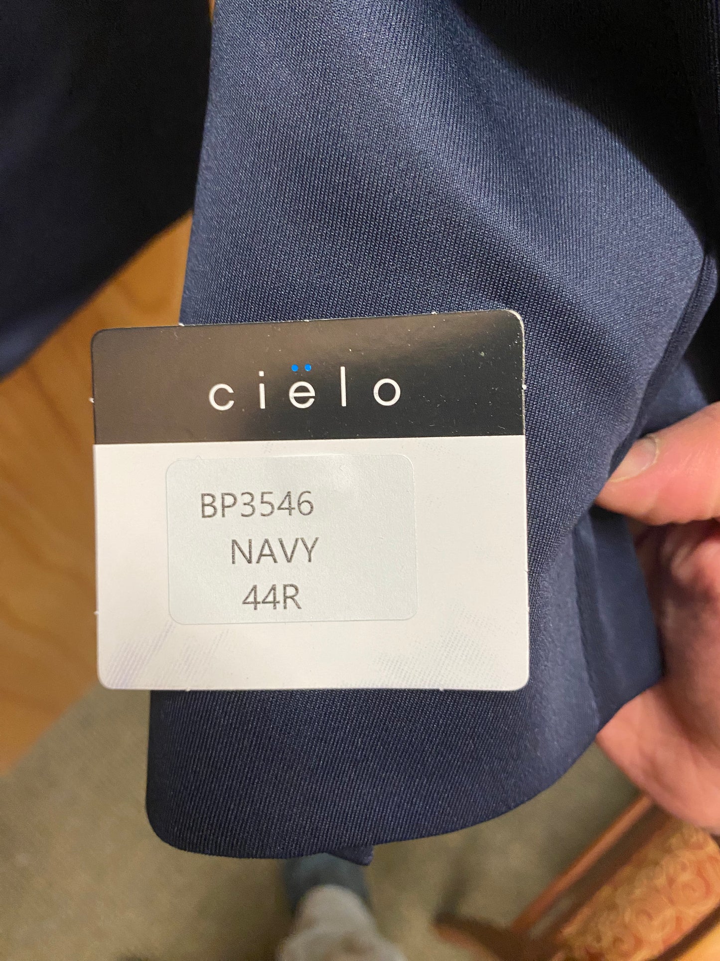 Cielo BP3546 Ultra-slim Stretch Navy Blue Double Breasted Suit