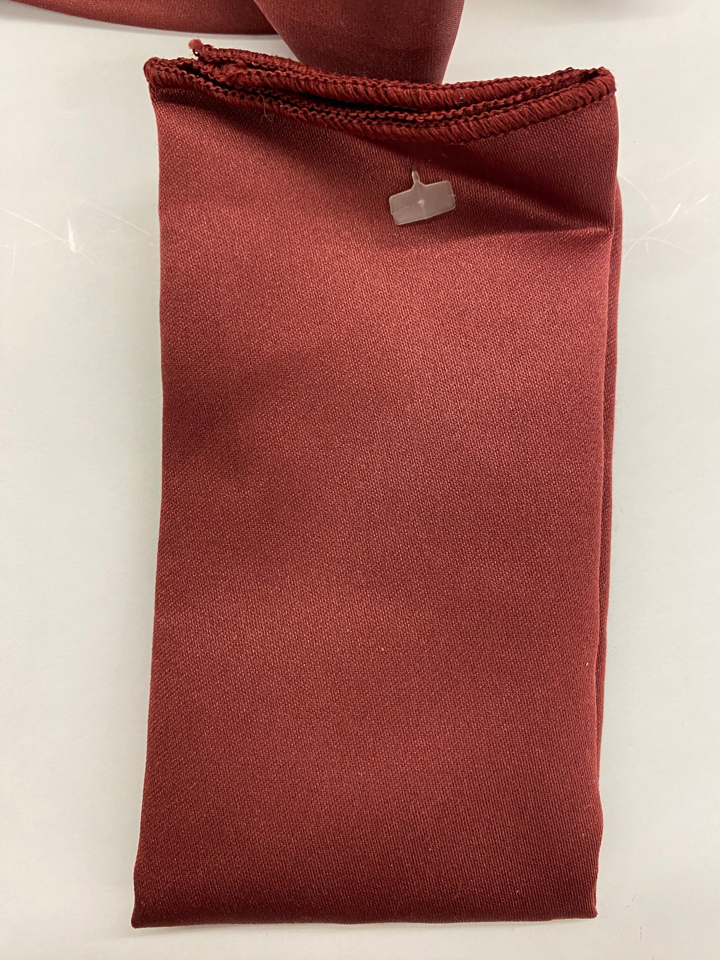 Hansom Made in the USA 🇺🇸 Burgundy Tie and Hankie Combo