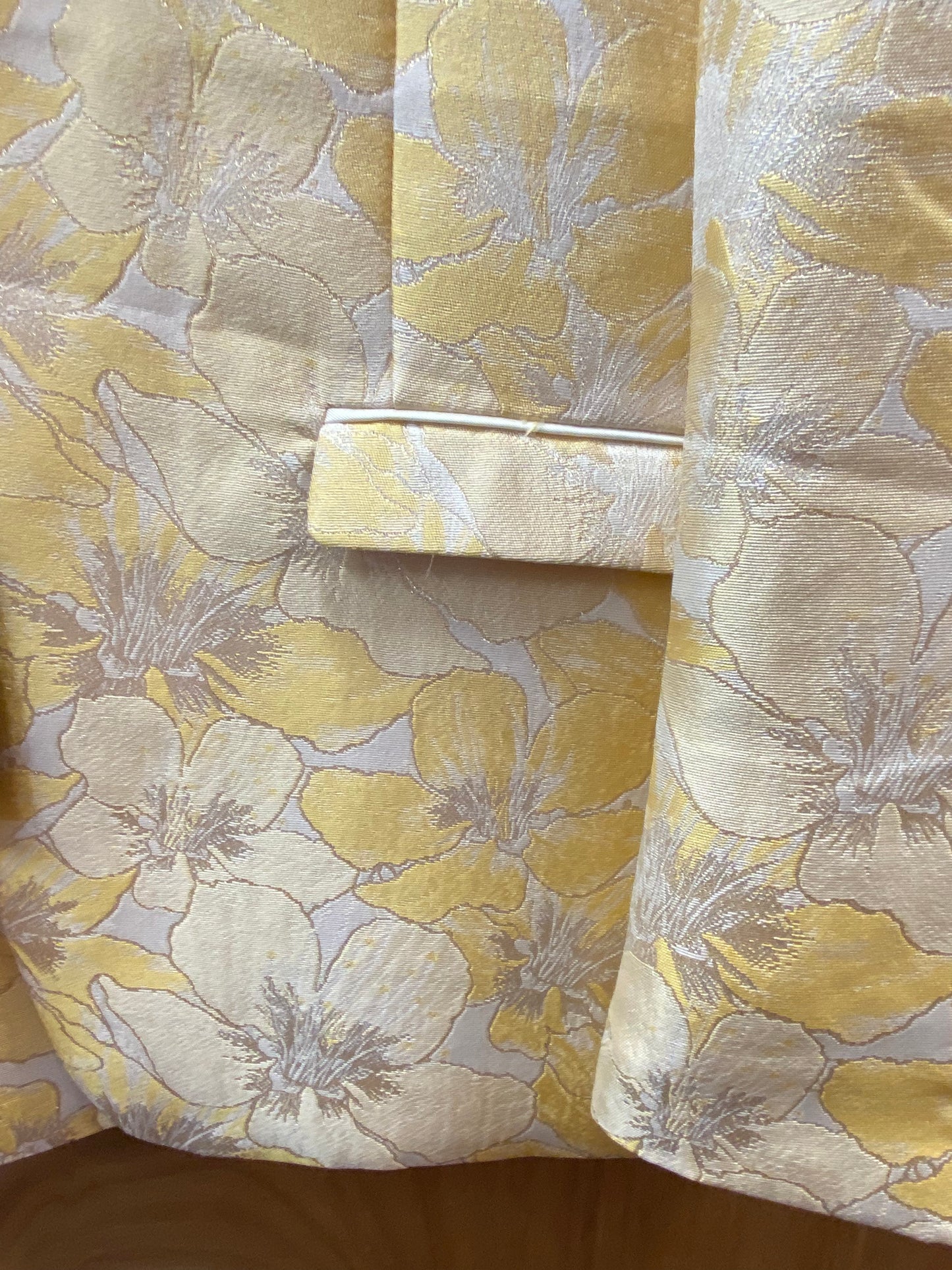 Cielo Yellow Floral 1-button jacket