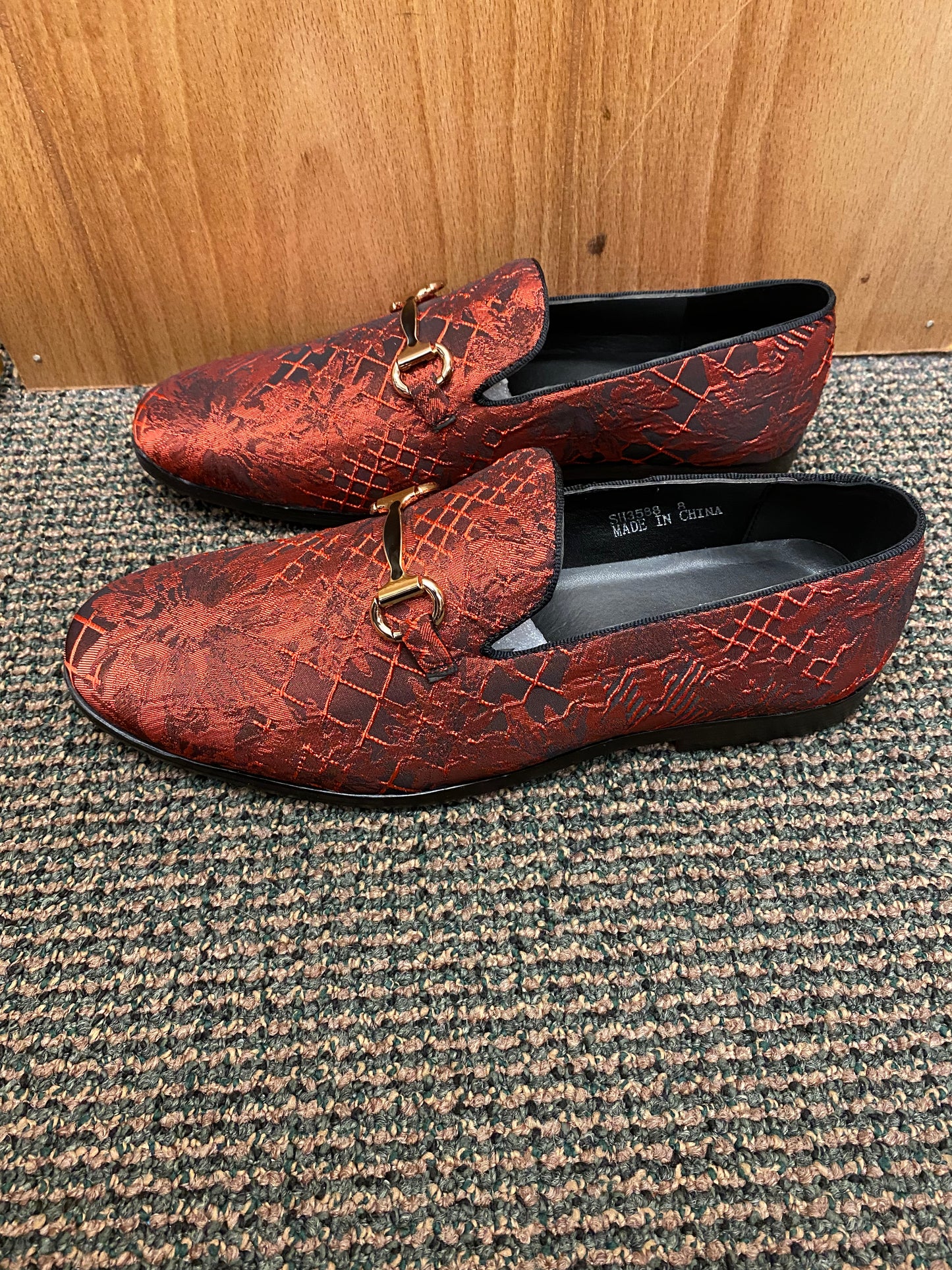 Successos Rust Men’s Red Bottom Dress Shoes Sizes 7-15