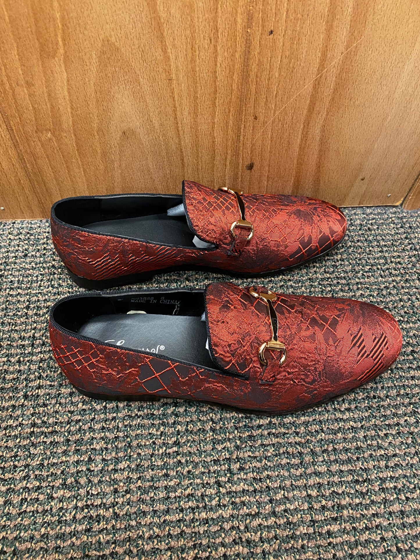 Successos Rust Men’s Red Bottom Dress Shoes Sizes 7-15