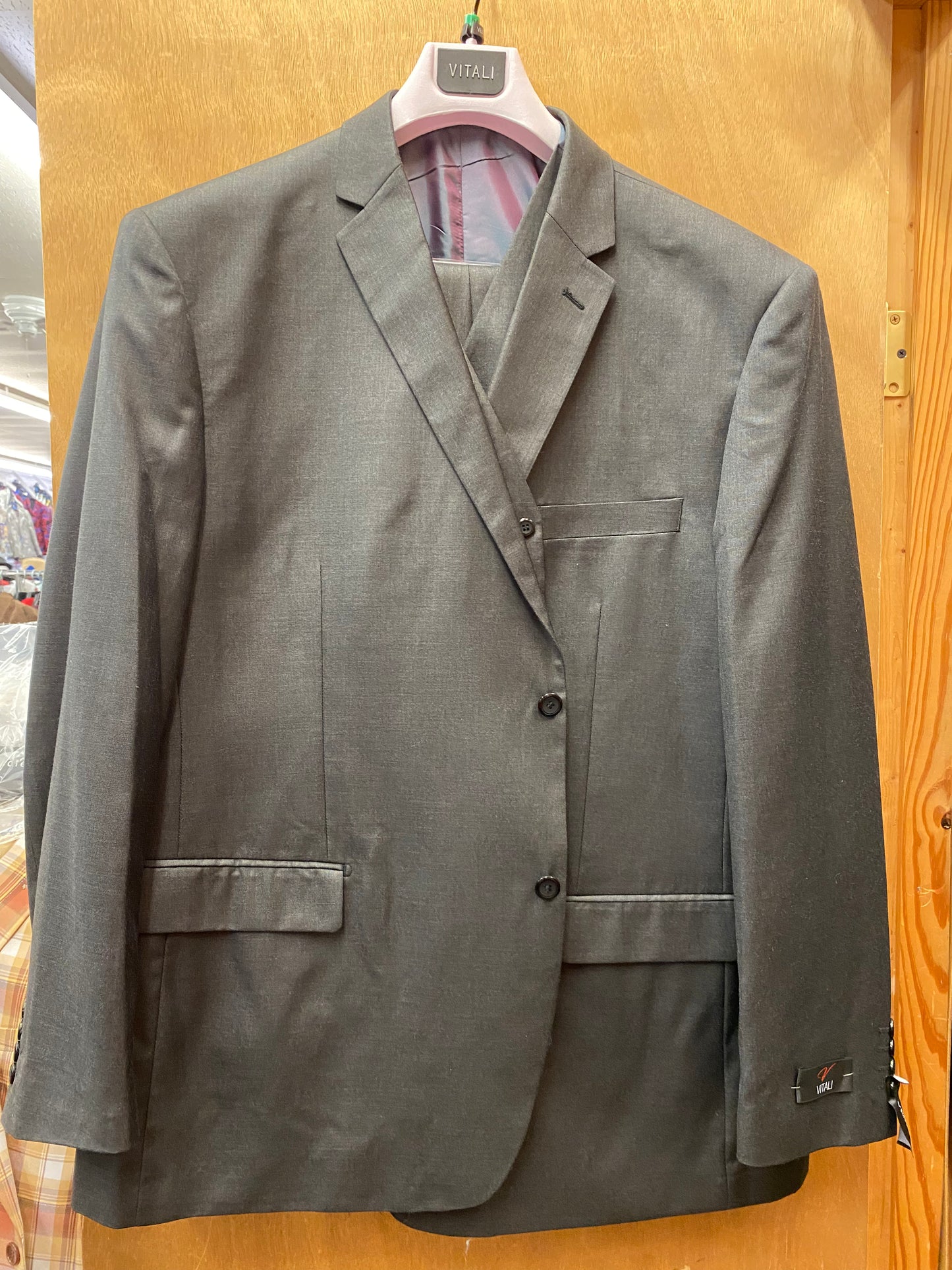 Vitali Charcoal Grey suit 54L