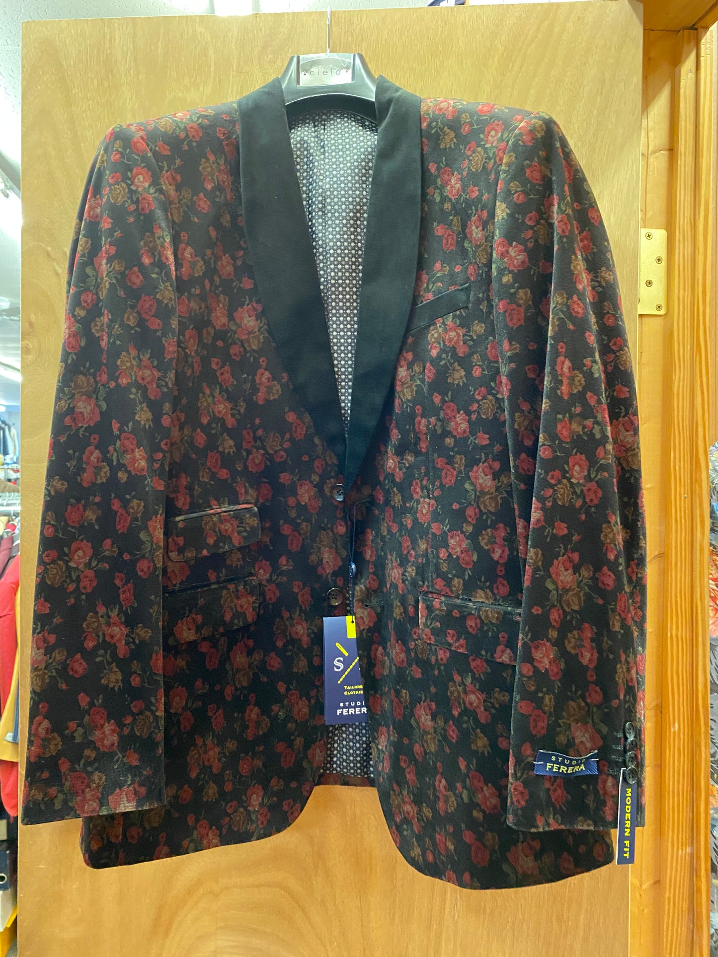 Studio Ferera Red Roses Blazer