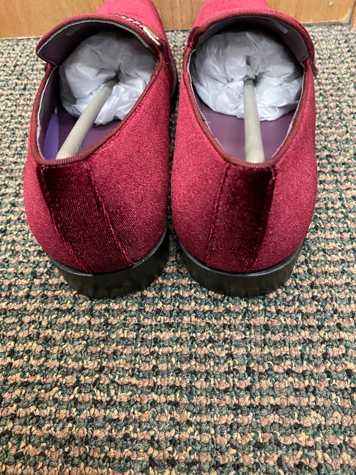 After Midnite Burgundy/Wine Slip-on Mens Dres shoes