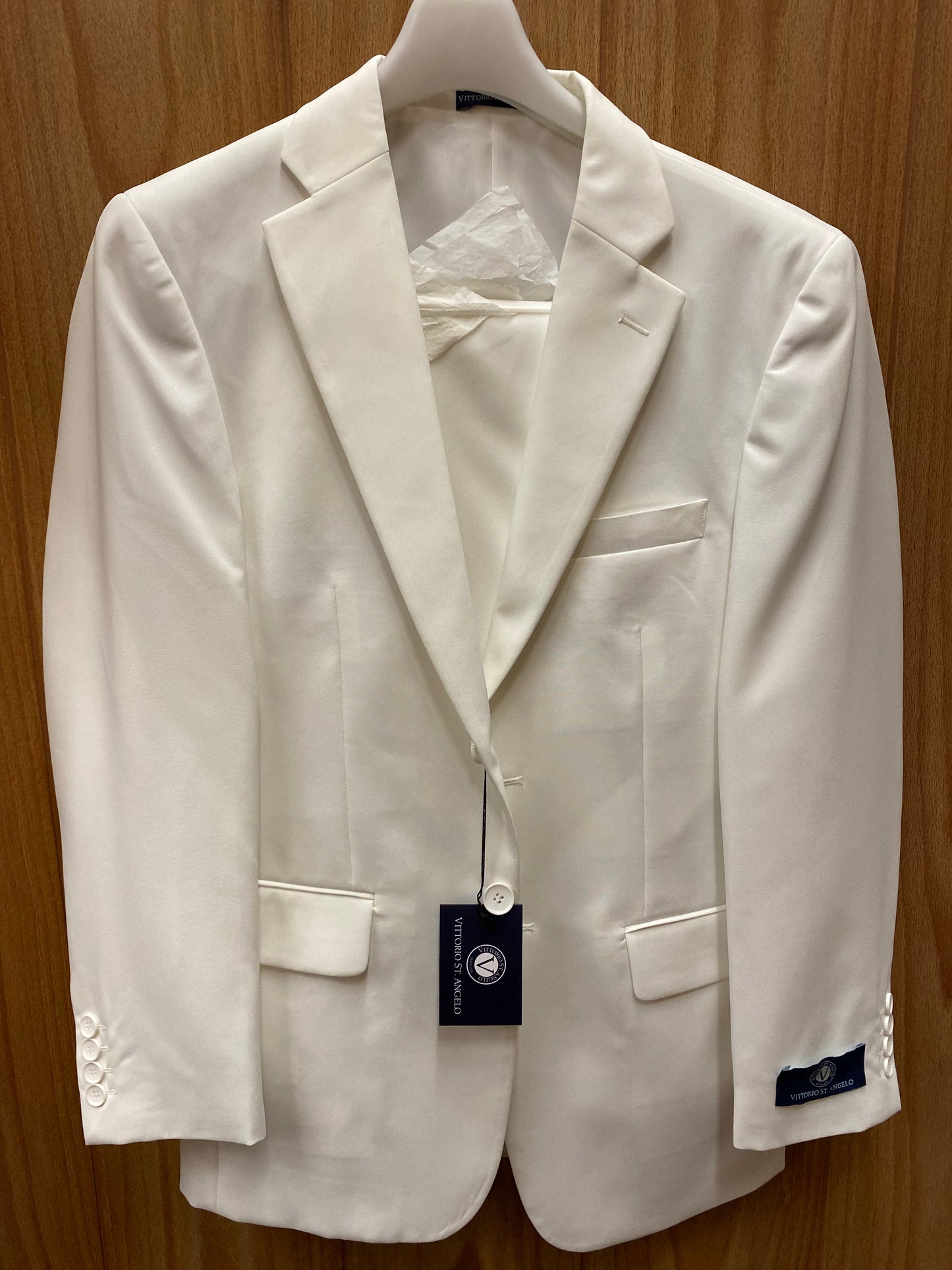 Vittorio St. Angelo Off White 2-Piece Suit