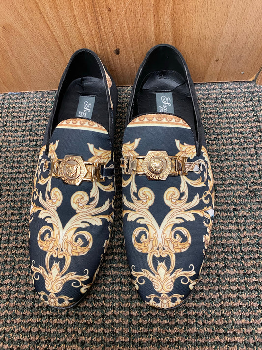 Success Black Versace Print Shoes