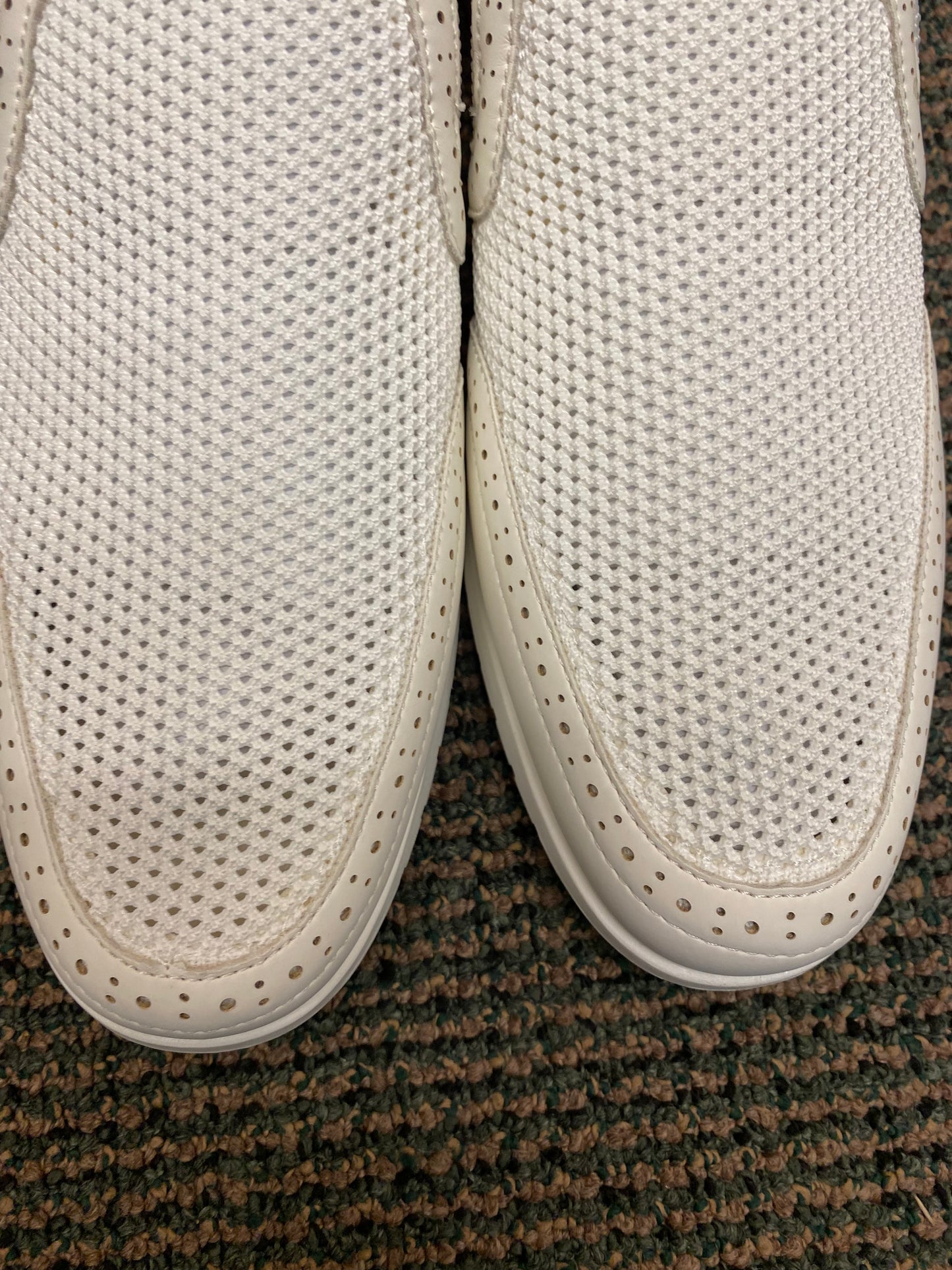 718 Brooklyn New York Mesh White slip-on Casual Men’s Shoe Style: 6916