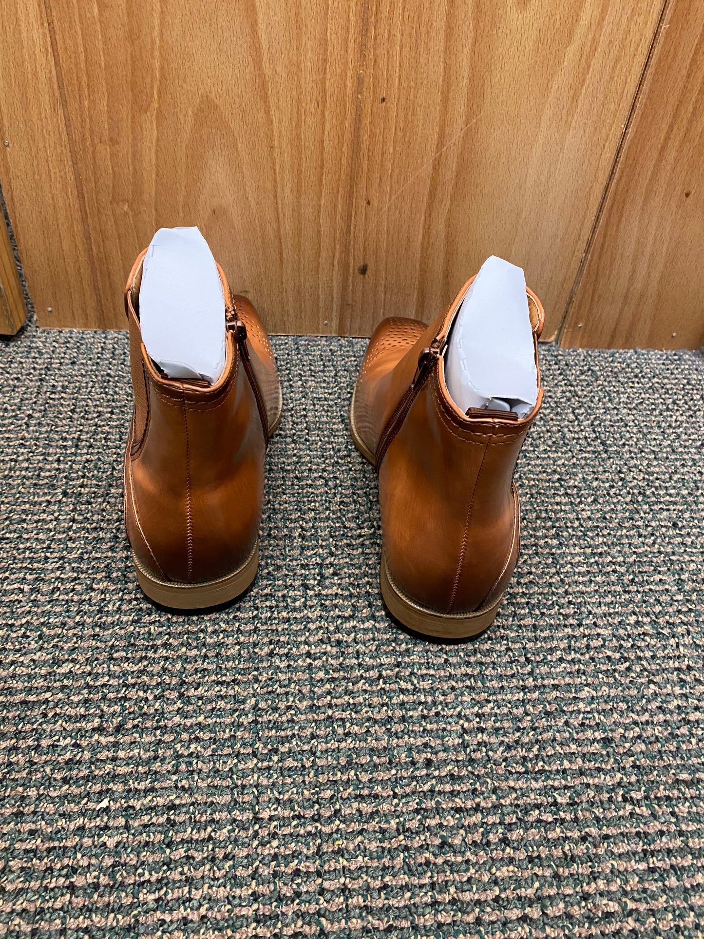 Antonio Cerrelli Tan Chelsea Boots Style 6983