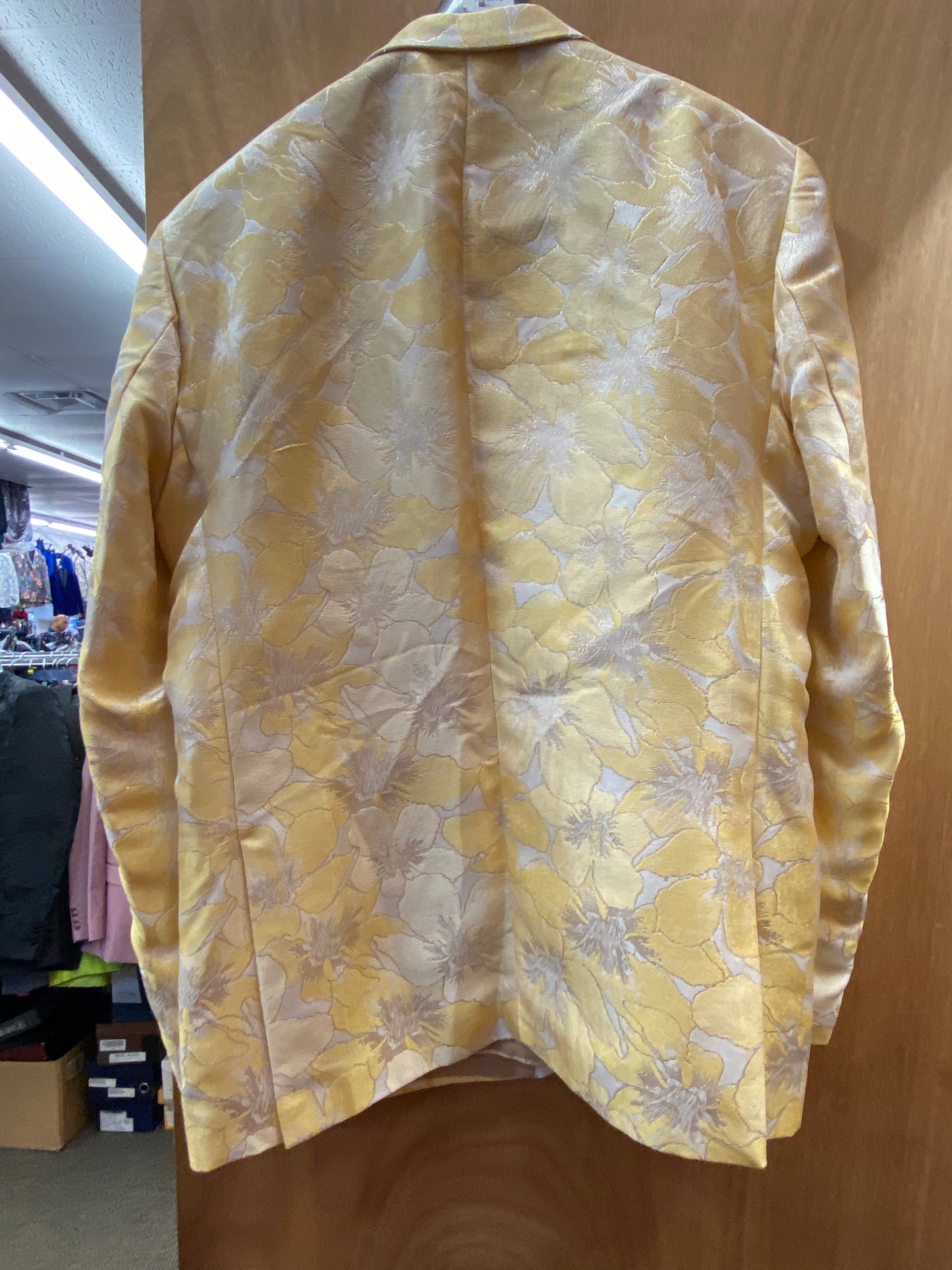 Cielo Yellow Floral 1-button jacket