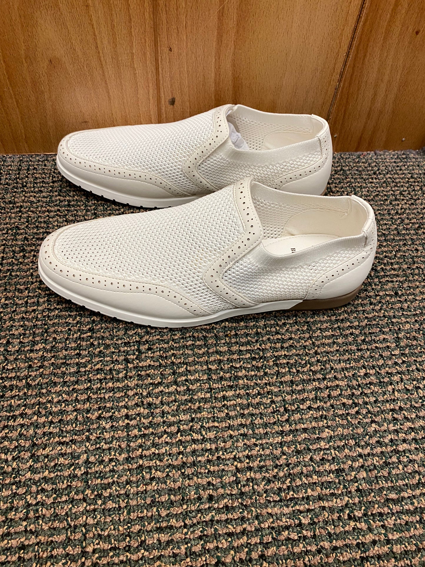 718 Brooklyn New York Mesh White slip-on Casual Men’s Shoe Style: 6916