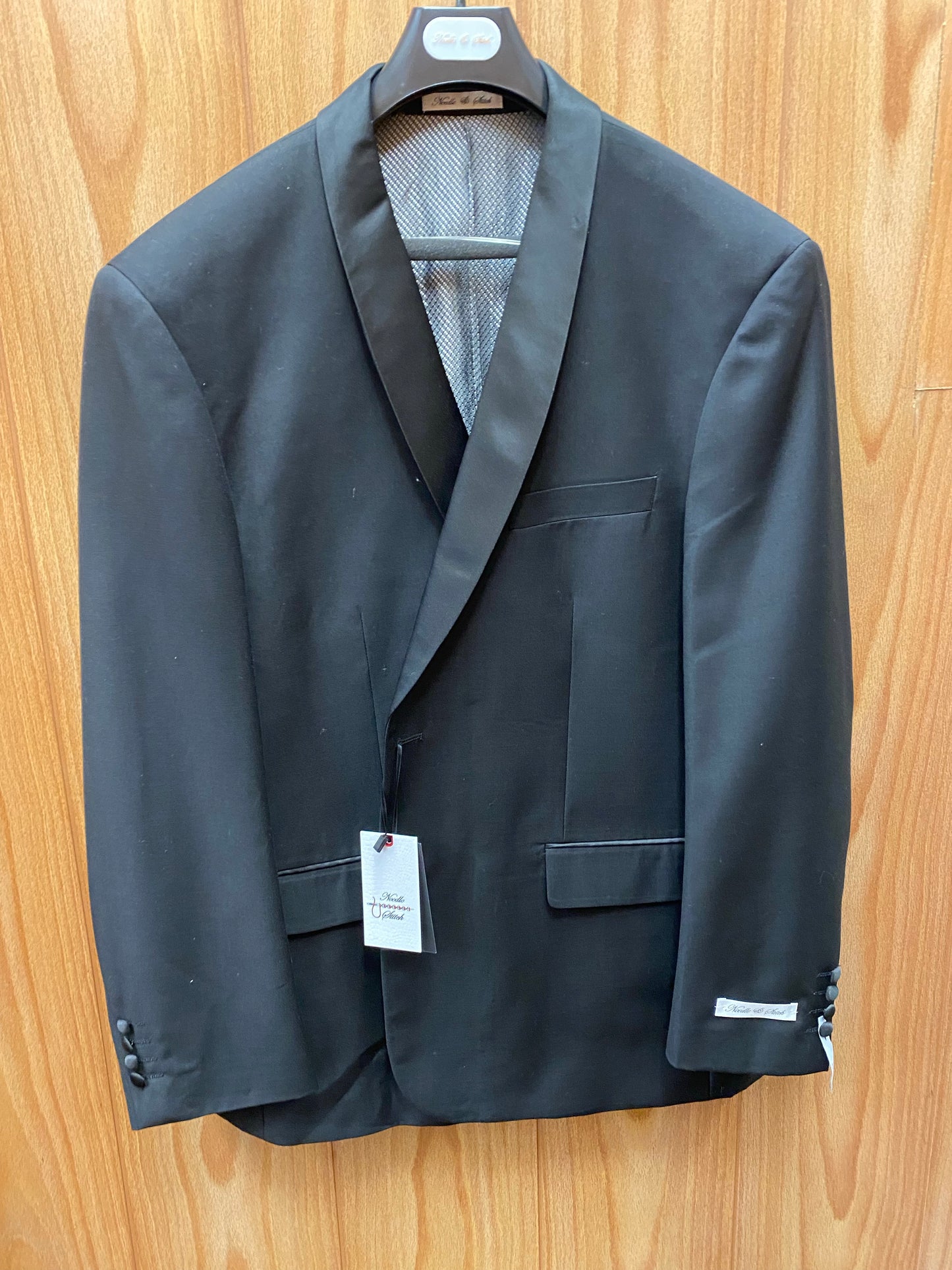 Needle & Stitch Jet Black Tuxedo Jacket 52R