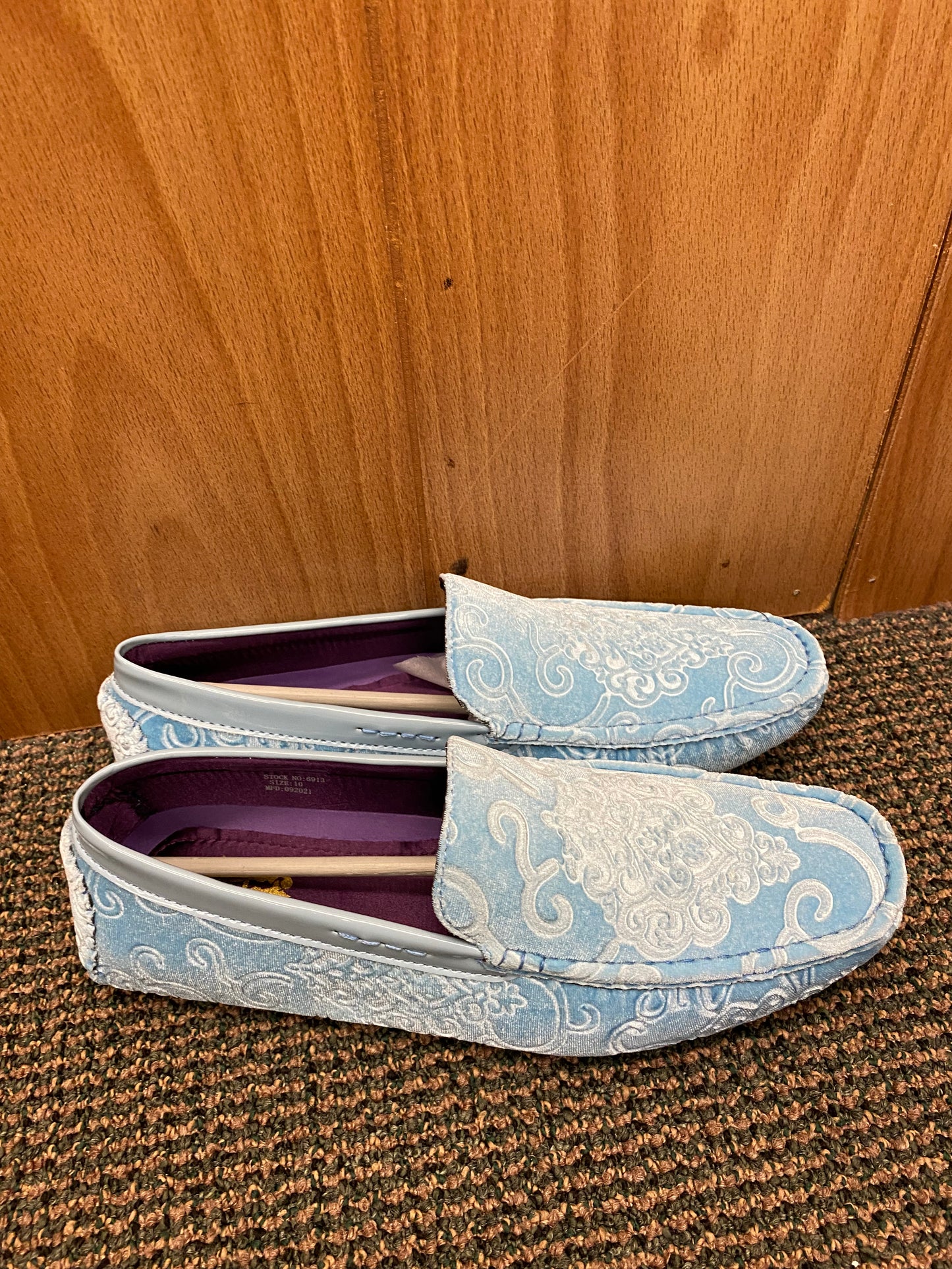 After Midnite Light Blue Paisley Softwalkers