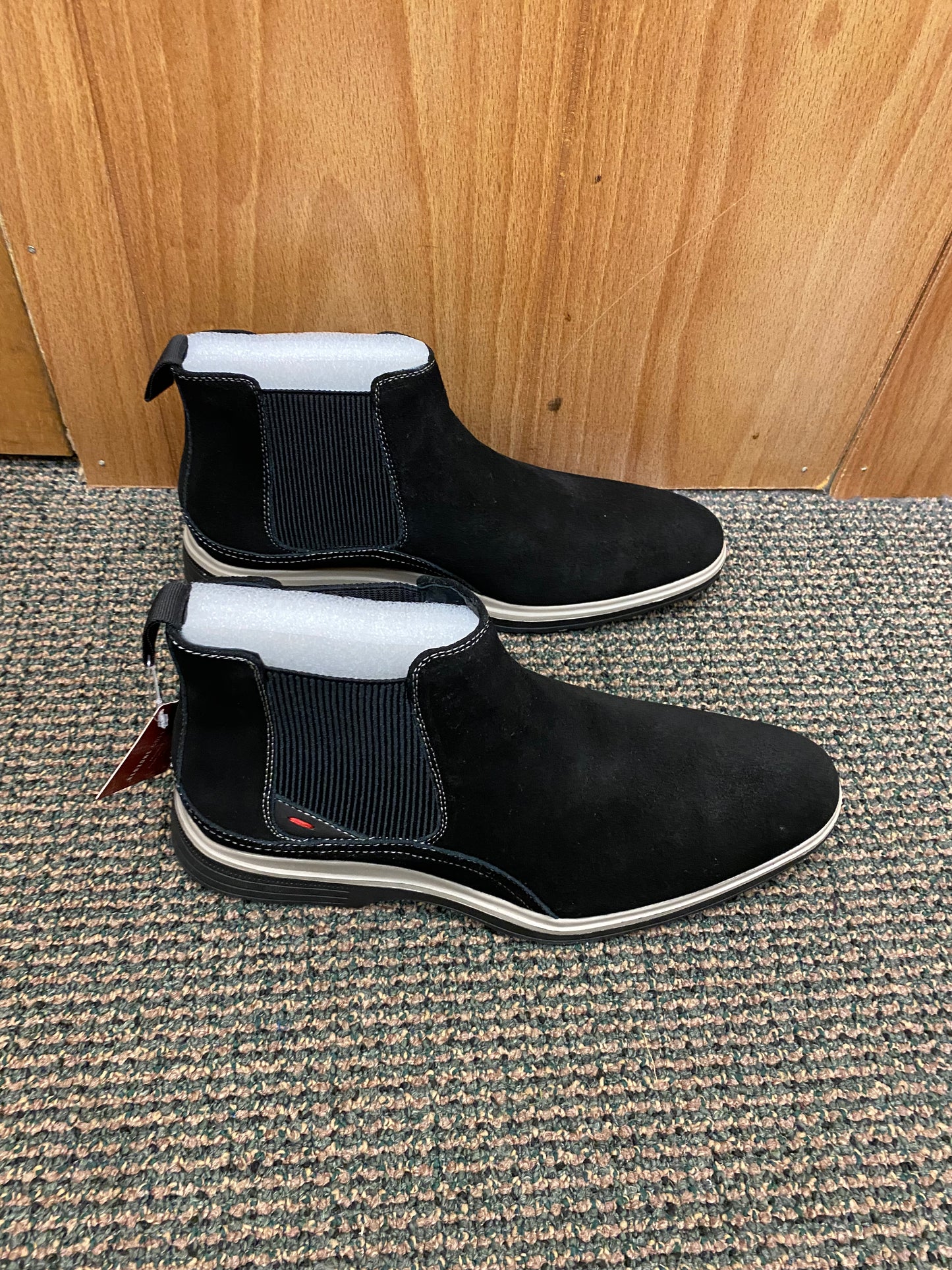 Stacy Adams Black Tigran Chelsea Boot slip-on Redzone Collection