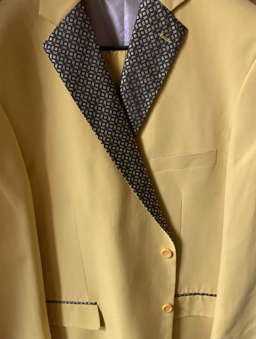 Pallini Yellow/Gold 3-Piece Suit 56R