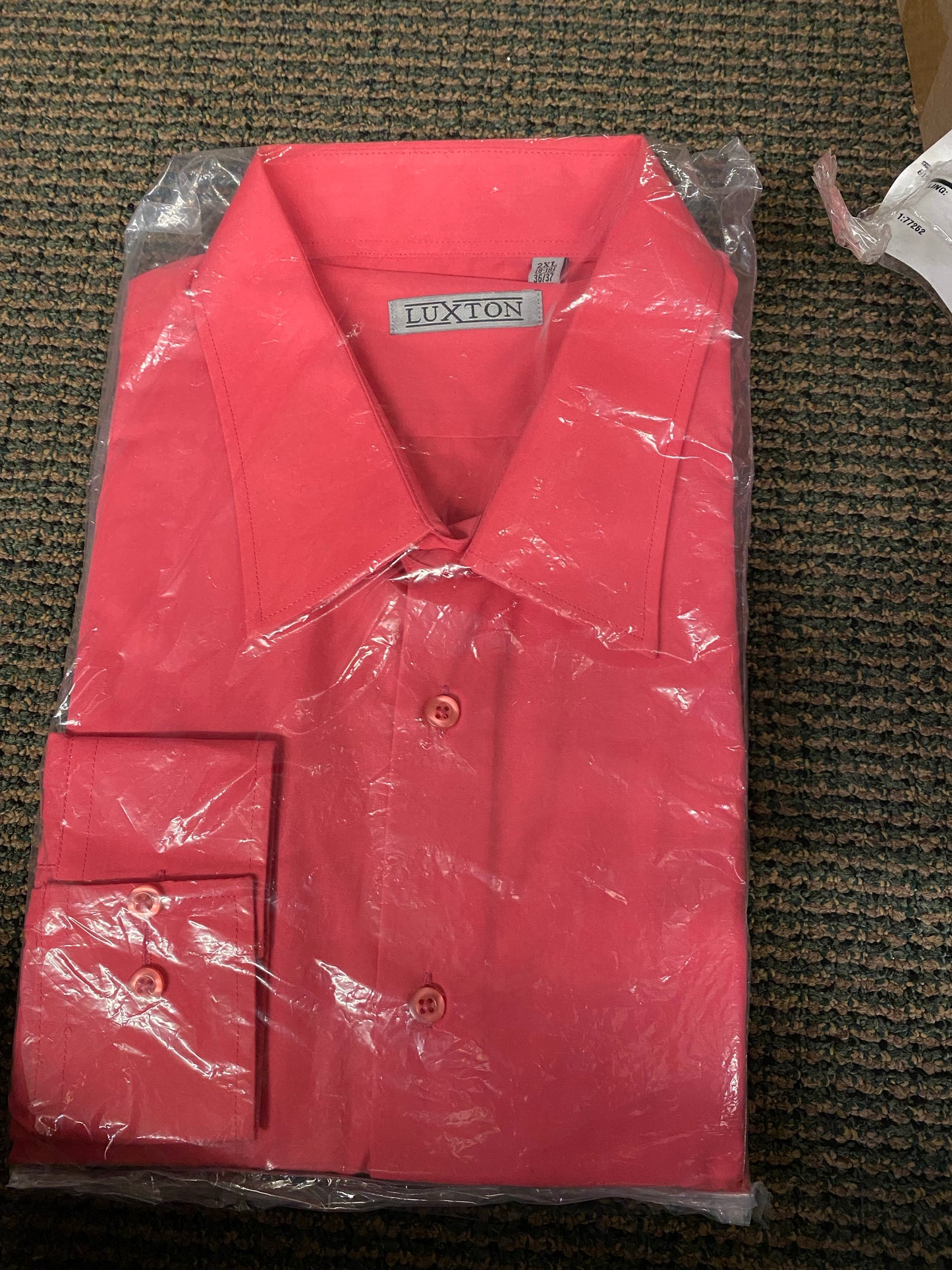 Luxton Pink Dress Shirt 18.5 36/37