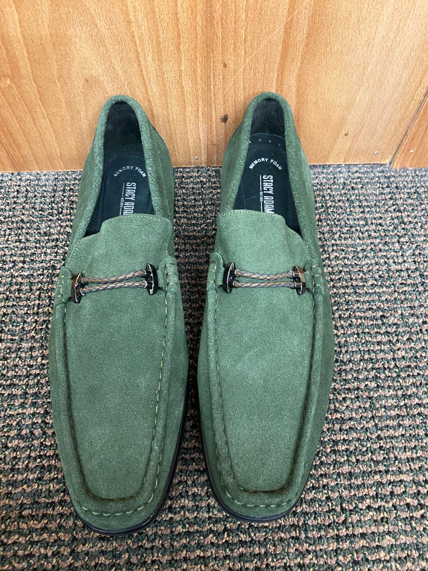 Stacy Adams Nesbit Olive dress shoes