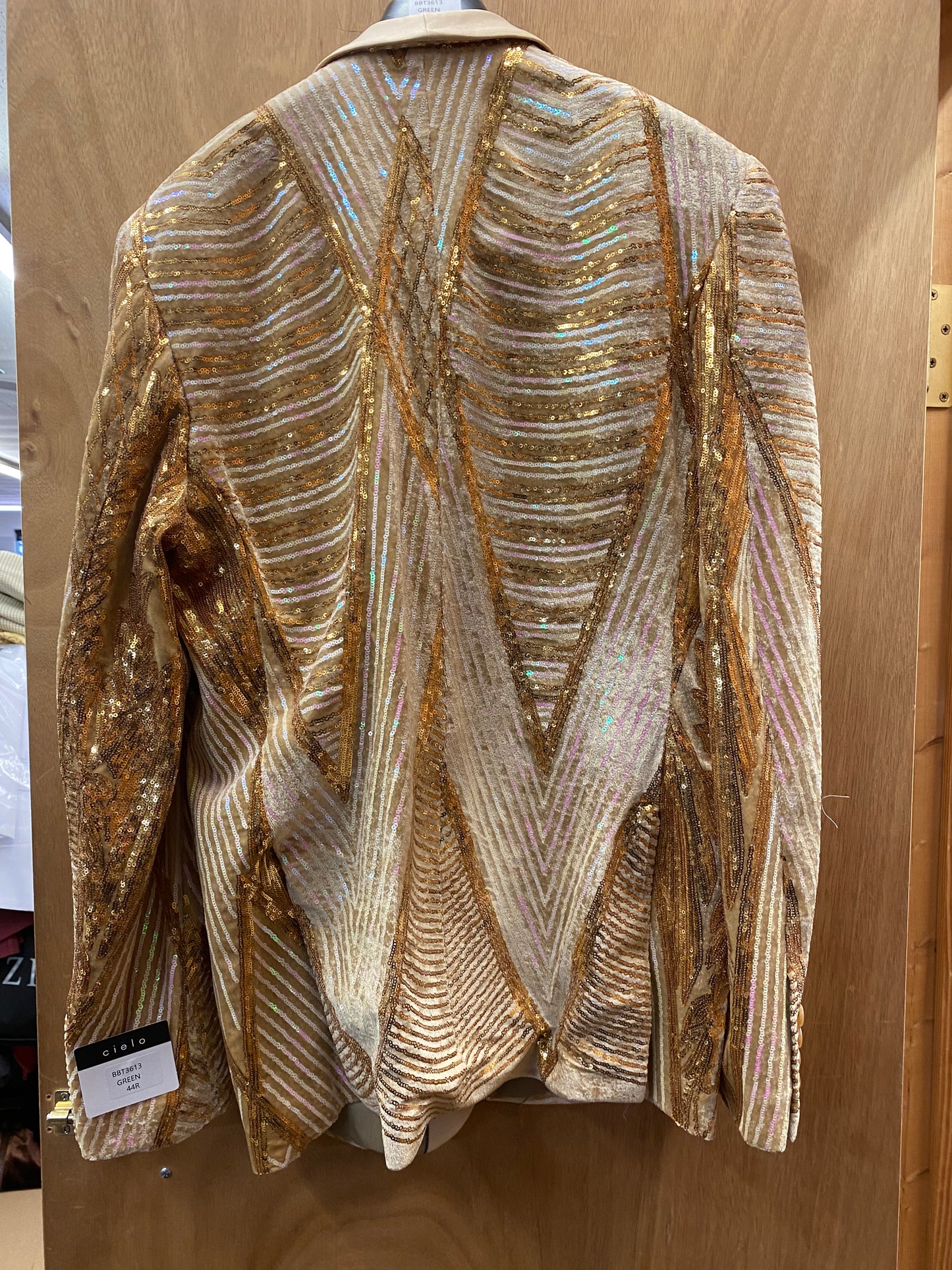 Cielo Gold Sequins Sports coat/Blazer