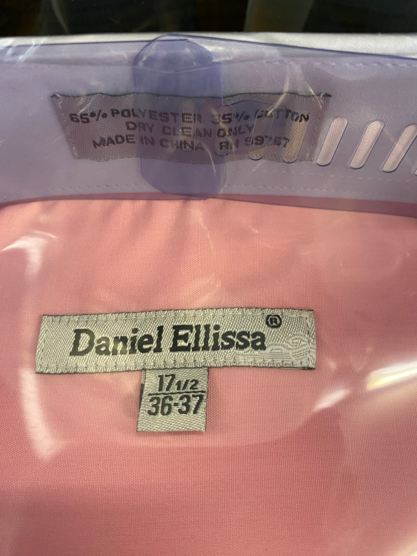 Daniel Ellissa DS3825P2 Pink French Cuff Men’s Dress Shirt